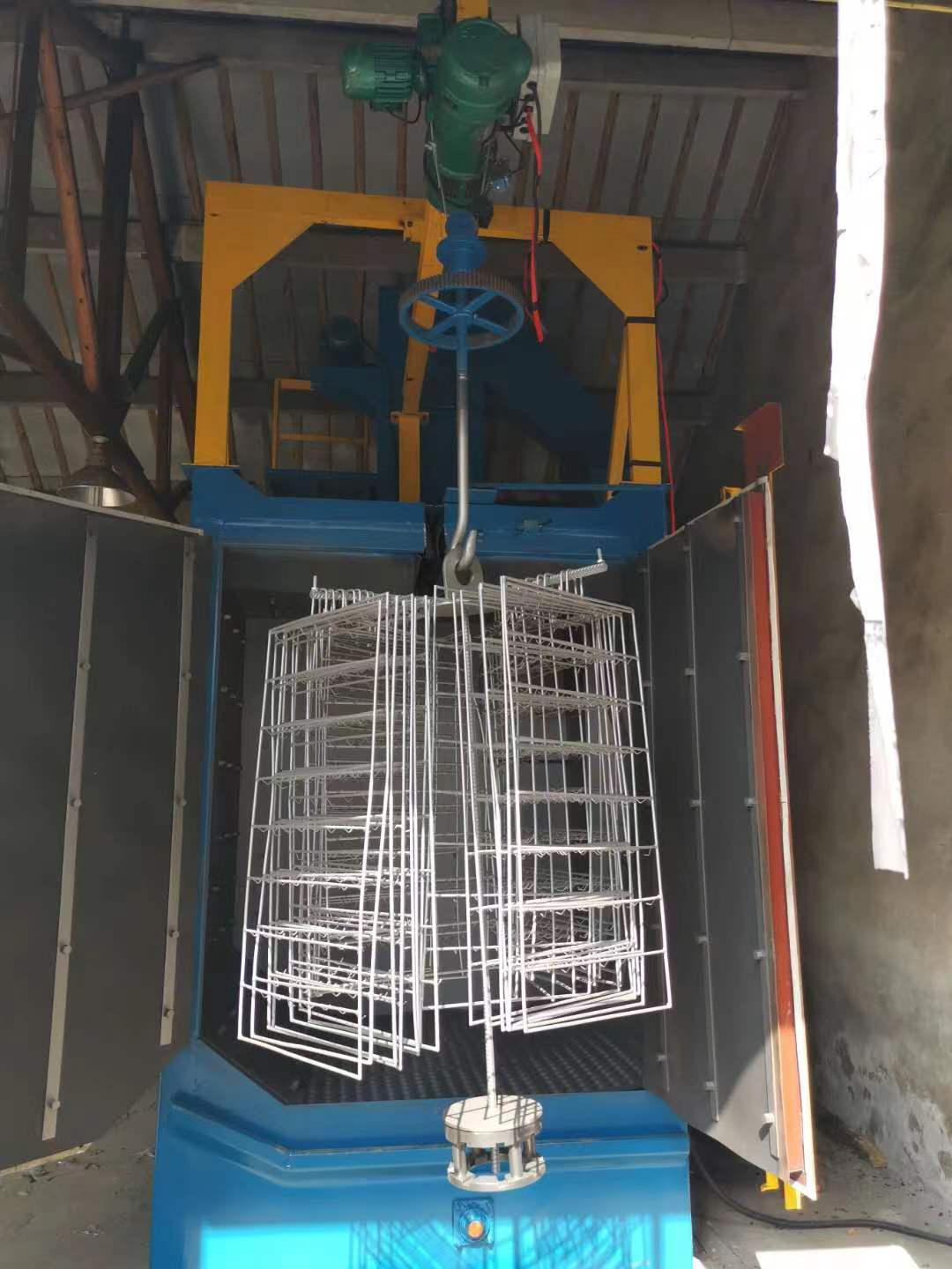 電泳掛具吊鉤式拋丸機(jī)